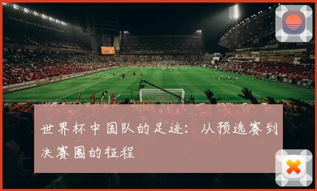 世界杯中国队的足迹：从预选赛到决赛圈的征程