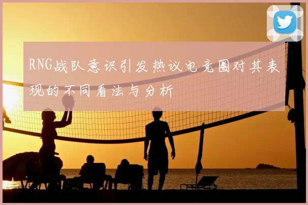 RNG战队意识引发热议电竞圈对其表现的不同看法与分析